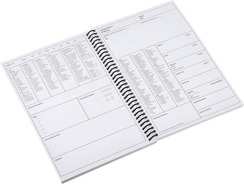 H&P Notebook - Medical History and Physical Notebook for Medical Professionals and Students, 100 pages, Inclusive Medical Terminology, Fits in Whi...