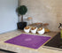 Silicone Baking Mat for Rolling Pastry Dough with Measurements, 19.7" x 15.7" BPA Free Non stick and Non Slip Purple Table Sheet Baking Supplies f...
