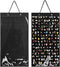 Hanging Brooch Pin Organizer, Dust-proof Enamel Brooch Pin Display, Brooch Collection Storage Organizer, Hold Up to 170 Brooch Pins (Black)...