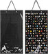 Hanging Brooch Pin Organizer, Dust-proof Enamel Brooch Pin Display, Brooch Collection Storage Organizer, Hold Up to 170 Brooch Pins (Black)...