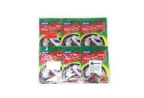 Nora Kitchen Islander Style Miso Soup Base Pangsingang sa Miso, 30g, 6 Pack...