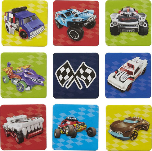 Hot Wheels Make-A-Match Card Game, Match Colors, Images & Shapes, 56 Cards for 2 to 4 Players, Gift for Kids Ages 3 Years & Older...