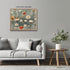 Posterizer 1 pcs-snowy winter flowers scene in oil painting style-7-Landscape & Nature Art-Floral & Botanical Art- Dining Room Decor- unframed wal...