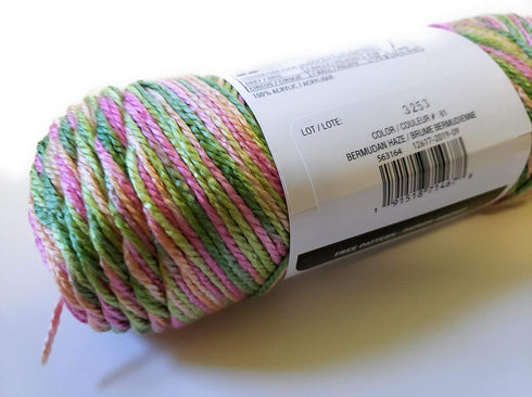 Loops & Threads Soft & Shiny Yarn, 1 Ball, Bermudan Haze, 4 Ounces......