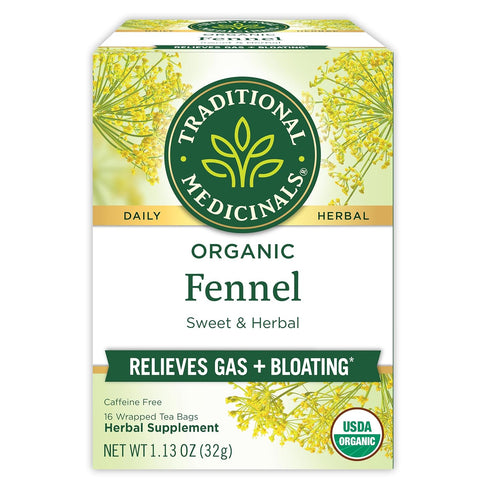 Traditional Medicinals Organic Fennel Tea, 16 Count...
