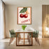 Posterizer 1 pcs-playful graphic Cherry poster-Retro style design 1-Kitchen & Bar Art- Art for Cafe, Restaurant, Coffee Bar - unframed wall art...