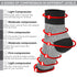 Plantar Fasciitis Compression Socks for Women & Men - Best Ankle Compression Sleeve, Provides Arch Support & Heel Pain Relief (Large)...