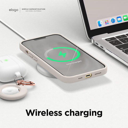 elago Liquid Silicone Case Compatible with iPhone 13 Pro Case (6.1"), Premium Silicone, Full Body Protection - 3 Layer Shockproof Phone Cover, Ant...