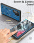 FNTCASE for Samsung Galaxy S22 Ultra Case: Built-in Screen Protector & Kickstand & Belt-Clip Holster, Extra Front Frame Full-Body Dual Layer Rugge...