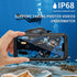 for iPhone 13 Pro Max Case Waterproof with Built-in Screen Protector Full Body Rugged Hard Silicone, Military Grade Shockproof Dustproof Protectiv...