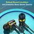 6Pack Earbuds Headphones Wired with Microphone?in-ear Earbuds,Noise Isolating,Powerful Heavy Bass, Earphones Compatible with iPhone, iPod, iPad, M...