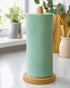 Wooden Paper Towel Holder Stand - Kitchen Paper Hanger Rack Bathroom Towel Roll Stand Organizer Simply Standing Countertop Paper Roll Holder, WPTH...