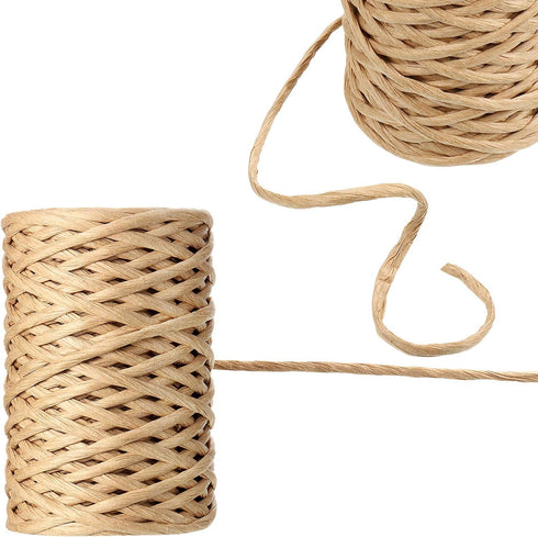 65 Feet Floral Wire Rustic Vine Bind Wire for Craft Wrapping Flower Bouquets(1 Roll,Khaki)...