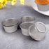 50Pack Disposable Round Aluminum Foil Trays Containers Cake Cup 3.2"x3.2"x1.4" For Kitchen Baking BBQ Make Cake Desserts Make Food For Kids Heat F...