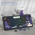 Womier MOA Keycaps, PBT Key caps, Kanagawa Japanese Keycaps 75 Percent, Custom Keyboard Keycaps Set Gradation Dye-Sublimation for 61/64/68/84/87/1...