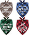 4 Pack Christmas Dog Scarves - Plaid Triangle Bandanas for Small to Large Dogs and Cats - Holiday Pet Accessories Gift Set...