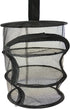 9 Inch 3 Level MICRO Hanging Dry Net Indoor/Closet Drying Rack for Herbs, Organizer, Freshner - Black Mash Screen with Top-to-Bottom Zipper - Apar...