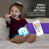 Lumipets Remote Control Silicone Night Light for Kids - Elephant Design with 9 Soft Colors & Sleep Timer - Rechargeable, Battery-Operated Lamp for...