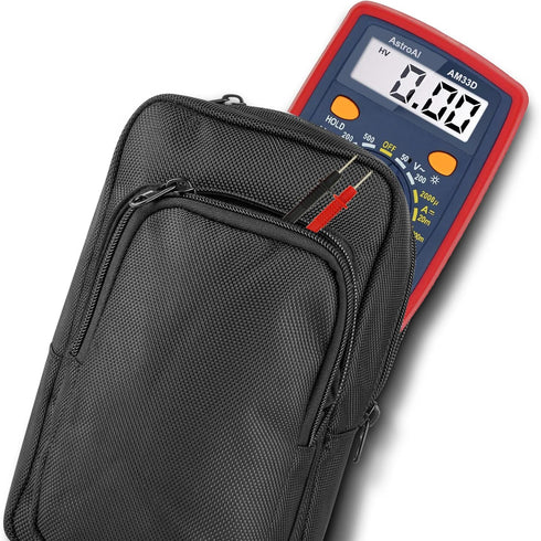 Multimeter Case Compatible for Fluke 117/115/116/114/113/177/178/179, Crenova MS8233D, Extech EX330, TRMS 6000 Counts Volt Digital Multimeter-Blac...