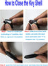 3 Buttons Key Fob Shell Case Fit for Honda Civic CR-V Crosstour Fit Pilot CR-Z Odyssey Accord Replacement Keyless Entry Remote Control Car Key Fob...