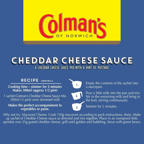 Colmans Cheese Sauce Sachet 40g...