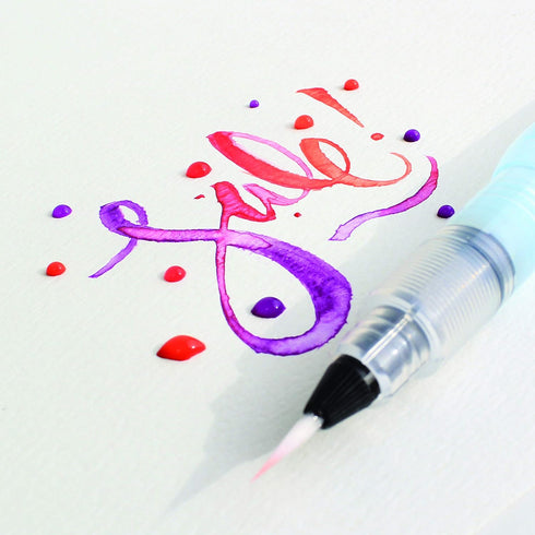 Pentel Arts Aquash Fine Point Water Brush, Medium (FRHMBP)...