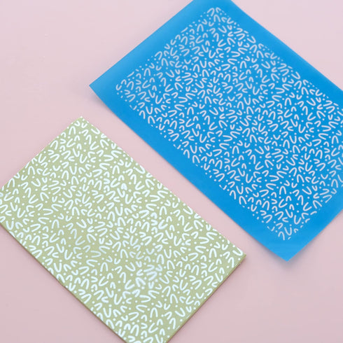 Dacmern Silk Screen for Polymer Clay, Silk Screen Stencils Reusable for Polymer Clay Earrings, Silkscreens for Clay Jewelry, Texture Sheets for Po...