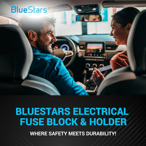 BlueStars RED Power Wheels Adapter for Milwaukee M18 Power Wheels Battery Conversion Kit with Fuse Holder & 30A Blade Fuses for 18V Battery - for ...