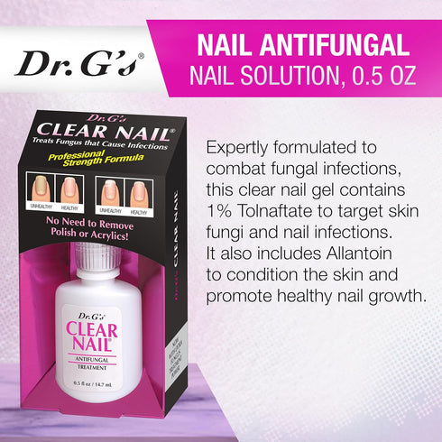 Dr. G's Clear Nail Antifungal Treatment, 0.5 Fluid Ounce...