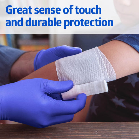 Medline FitGuard Touch Nitrile Exam Gloves, 100 Count, Small, Powder Free, Disposable, Not Made with Natural Rubber Latex, Excellent Sense of Touc...