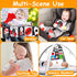 2 PCS Black and White High Contrast Baby Toys 0-6 Months Soft Crinkle Book for Early Education Montessori Sensory Toys for Newborn Brain Developme...