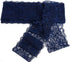 ATRBB 10 Yards 3 Inch Wide Elastic Lace Trim Floral Pattern Lace Ribbon for Garment,Crafts and Gift Wrapping (Navy)...