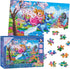 Puzzles for Kids Ages 4-8 Kids Puzzles Ages 6-8 Princess with Her Unicorn 100 Pieces Puzzle Toddler Children Learning Educational Game for Girl an...