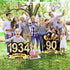 2Pcs 90th Birthday Yard Sign Decorations with Stakes, Large Size 16'' Black Gold Happy 90th Birthday Made in 1934 Waterproof Outdoor Lawn Signs De...