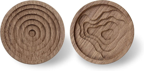 Essential Oil Diffuser, 2 Pieces Pack Wooden Aromatherapy Round Home Office Car Diffuser…...