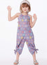 McCall's Learn Girl's Tie and Bell Leg Romper and Jumpsuit, Sizes 7-14 Sewing Pattern, various, White...