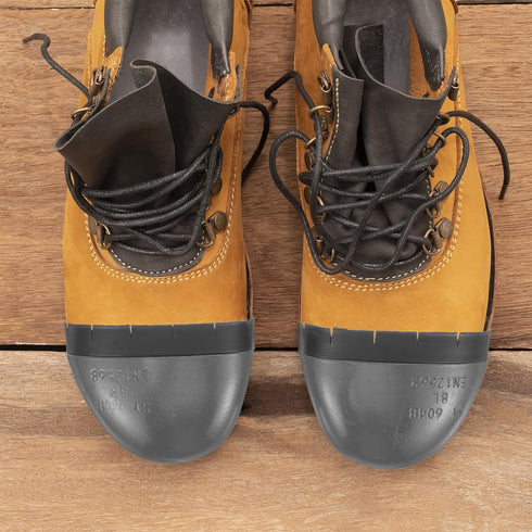 DOITOOL 1 Pair shoe toe covers steel toe covers for work shoe steel toe inserts steel toe covers for safety shoe safety shoe toe guard safety shoe...