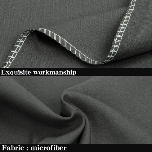 NTBAY Queen Pillowcase Set - 4 Pack Brushed Microfiber 20x30 Pillowcases - Soft, Wrinkle-Free, Fade-Resistant, Stain-Resistant, Dark Grey Pillowca...