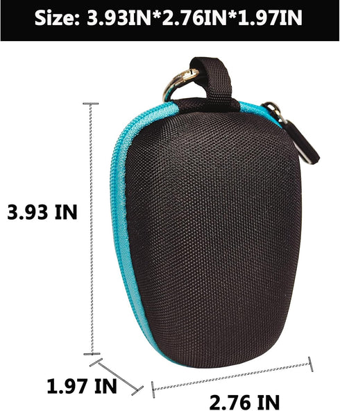 Hard Carrying Case for Noxgear 39g Wearable Waterproof Bluetooth Speaker, Magnetic Clip-On Portable Speaker Holder Travel Storage Accessories for ...