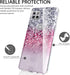 BAISRKE for Moto G 5G Case,Motorola One 5G Ace Case Glitter Sparkle for Girly Women,Shockproof Clear Hard Back Cover - Pink...