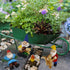 Dance Miniature Garden Gnome Set of 4 Fairy Garden Gnomes Accessories Campfire Little Garden Gnomes Outdoor Small Garden Gnome Figurines Ornaments...