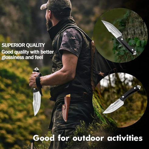 Japan Knives Boning Knife, Small outdoor fixed blade, kitchen utility knives, Meat Cutting, For Home kitchen Cooking Outdoor Camping BBQ...