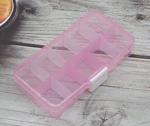 Yansanido 4 Pcs 10 Grids 5 Inch x 2.5 Inch Adjustable Small Removable Plastic Jewelry Organizer Divider Storage Box Jewelry Earring Tool Container...