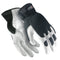 Galeton 9120051-L Max Extra Goatskin Palm Mesh Back Utility Work Gloves with Slip-On Cuff, Large, White/Black...