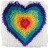 Wonderart Shaggy From The Heart Latch Hook Kit, 12" X 12"...