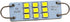 Alla Lighting Festoon 44mm 1.73" 3030 9-SMD Rigid Loop Extremely Super Bright White 561 562 567 564 LED Bulbs for Interior Map Dome Luggage Compar...