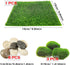 Cayway 26 PCS Outdoor Fairy Garden Miniatures Mini Zen Garden Accessories, Artificial Garden Grass, Model Trees, Terrarium Ornaments, Dollhouse Su...