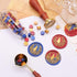 SWANGSA Starry Cat Wax Seal Stamp Kit with 60pcs Sealing Wax Beads, Wax Seal Melting Spoon and Gift Box, Great for Embellishment of Invitations, W...