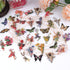 Dizdkizd Vintage Flower Fairy Sticker Set (360 Pieces), Transparent Aesthetics Journaling Stickers for Scrapbooking, Card Making, Envelopes...