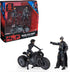 The Batman 2022 Movie Series Selina Kyle Chase Set with Batman and Motorcycle...
